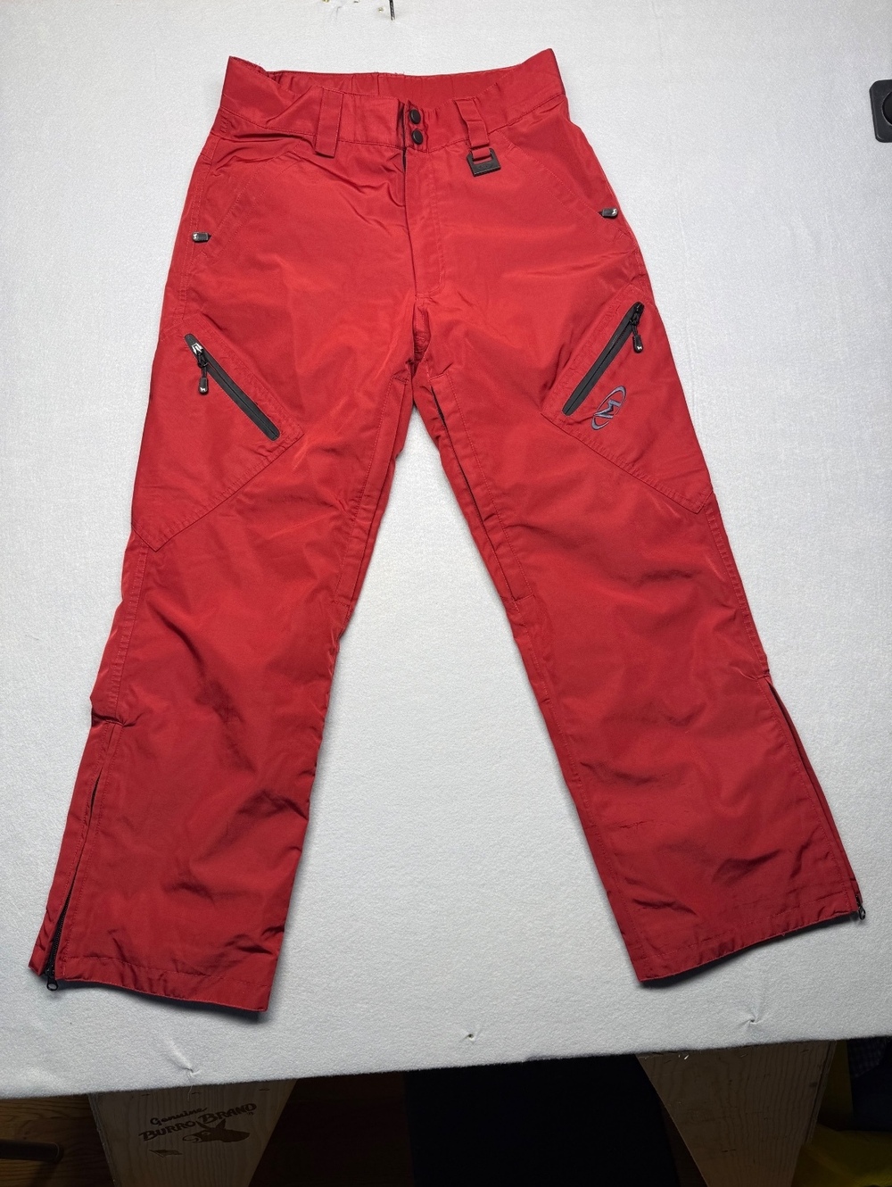 Marker Men's Insulated Ski Snow Pants S Red Black
